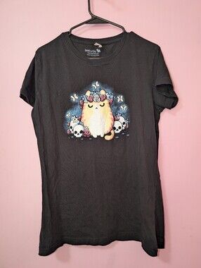 Tee Turtle Skull Cat Graphic T-Shirt
